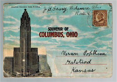 (Ephemera)  Souvenir of Columbus, Ohio