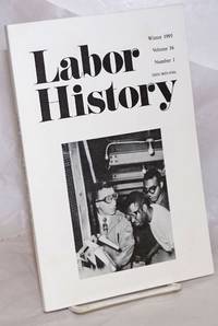 image of Labor history. vol 36, no. 1, Winter, 1995