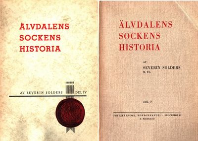 Älvdalens sockens historia I-V.