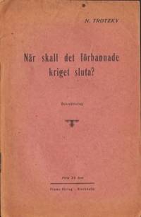 När skall det förbannade kriget slut?
