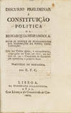 Discurso Preliminar a Constituicao Politica de Monarquia Hespanhola