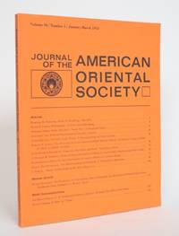 image of Journal of the American Oriental Society Vol. 94, No. 1, january-March 1974
