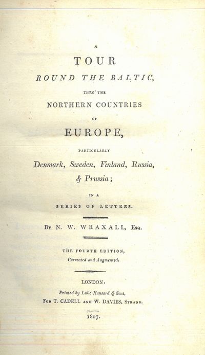 A tour round the Baltic, thro' the northern…