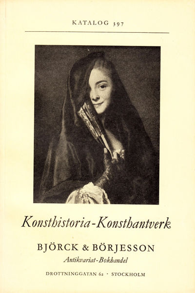 Björck & Börjesson. Katalog 397. Konsthistoria.…