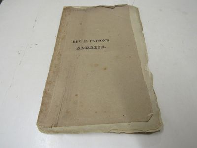 An Address To Seamen Delivered At Portland, October 23, 1821. At The Request of the Portland Auxiliary Bible Society