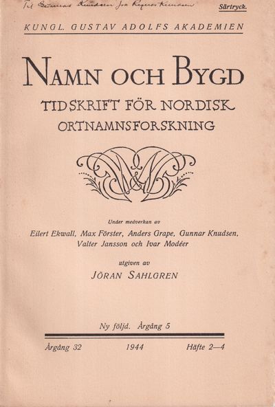 Danske stednavne med 'Borg' og 'Virke' [= rubrik].
