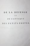 View Image 23 of 23 for Idées d’Un Militaire Pour la disposition des Troupes Confiées aux Jeunes Officiers dans la Défe... Inventory #20010