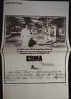 Coma Pressbook 1978 Michael Douglas, Rip Torn