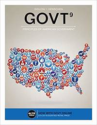 GOVT 9 (with Online, 1 term (6 months) Printed Access Card) (New, Engaging Titles from 4LTR Press) by Beth Henschen Edward I. Sidlow - Paperback - 2017-01-01 - from Broke Professor (SKU: 09986)
