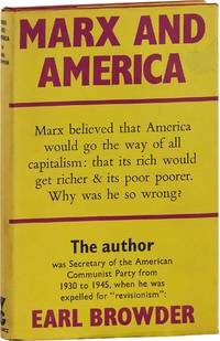 Marx and America: A Study of the Doctrine of Impoverishment