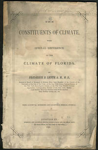 image of The Constituents of Climate, with Special Reference to the Climate of Florida. Pamphlet