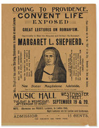 Coming to Providence: Convent Life Exposed, Great Lectures on Romanism