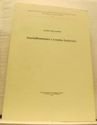 Innehållsmönster i svenska facktexter.