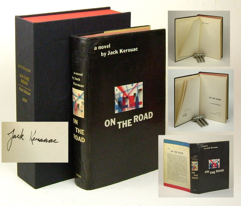 ON THE ROAD. Signed by Kerouac, Jack Hardcover 1957 The Viking Press BIBLIO
