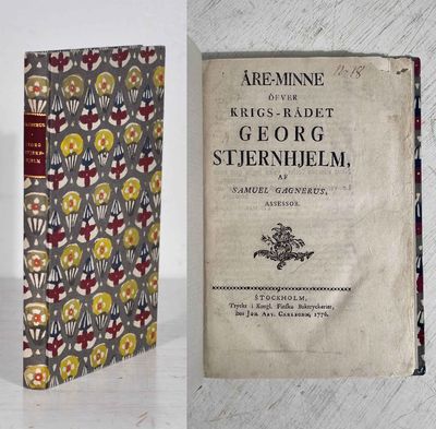 Äre-minne öfver krigs-rådet Georg Stjernhjelm.