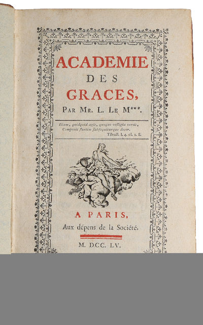 Lettre d'un Inconnu à un Inconnu à l'occasion de la fameuse dispute entre Mr. Maupertius et Mr. Koenig (+) Academie des Graces Par Mr. L. Le Me***. - ["PERHAPS THE UGLIEST OF ALL FAMOUS SCIENTIFIC DISPUTES" ] (photo 2)