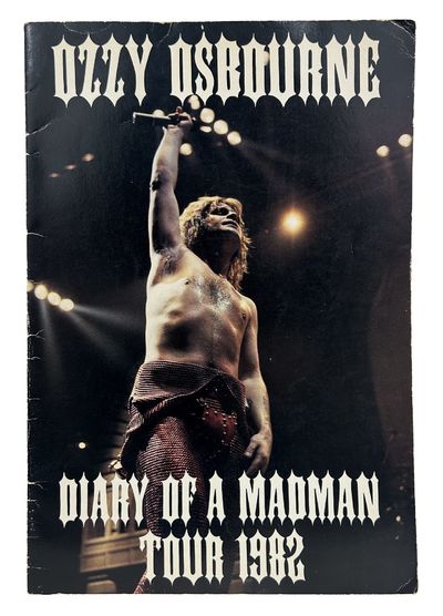 Signed Diary of a Madman Tour Program, 1982
