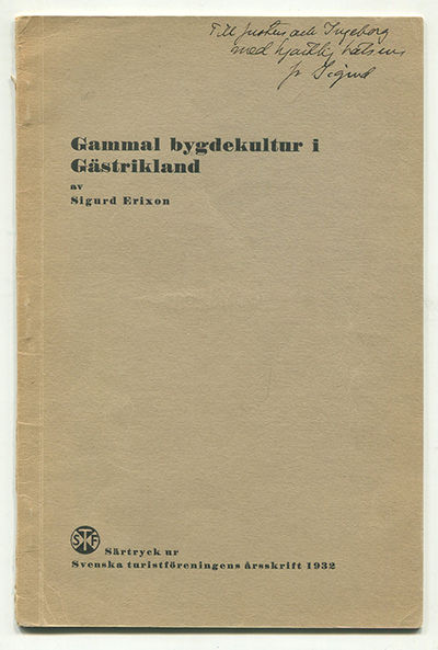 Gammal bygdekultur i Gästrikland. Särtryck ur…