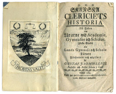 Skånska clericiets historia. III delen om lärarne…