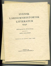 Svensk lärdomshistorisk litteratur 1934-1942.…