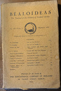 Bealoideas; The Journal of The Folklore of Ireland Society