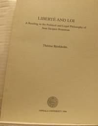 Liberté and Loi. A Reading in the Political and…