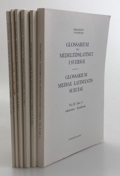 Glossarium till medeltidslatinet i Sverige. /…