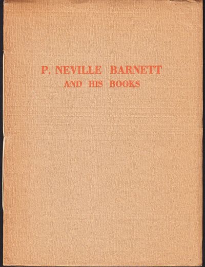 P. Neville Barnett and His Books.
