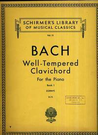 BACH- Well-Tempered Clavichord for the Piano Book 1