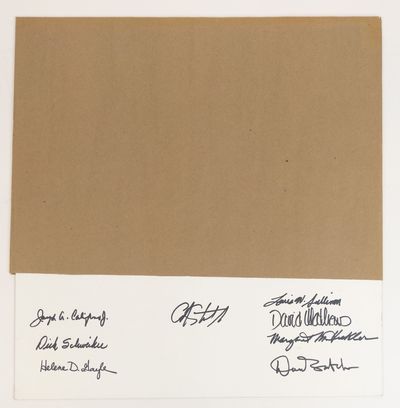 SIGNED MAT FROM ‘REPORT OF THE SECRETARIES OF HEALTH AND HUMAN SERVICES ‘ (2002) SIGNED 8x