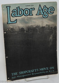 cover of Labor Age, Vol. XIII, No. 3 (March 1924)