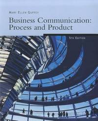 Freedom B/W Version: Business Communication: Process and Product