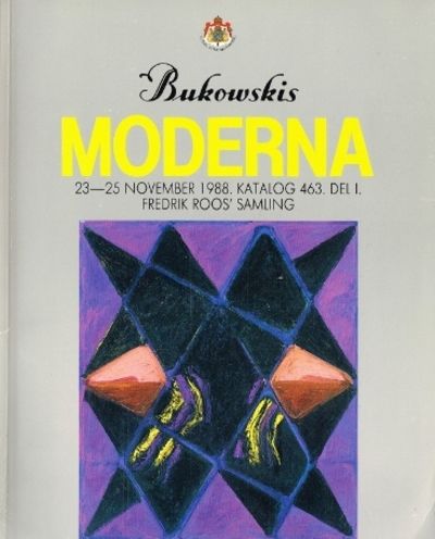 Bukowskis Moderna. Svensk-Franska Konstauktioner…