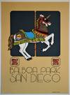 image of Balboa Park, San Diego: Silkscreen Advertising Poster