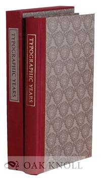 image of TYPOGRAPHIC YEARS, A PRINTER'S JOURNEY THROUGH A HALF-CENTURY, 1925-1975