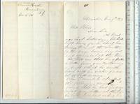 Letter from Bret Harte's Wife to Publisher about Money, 1874