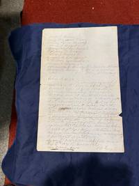Manuscript Tennessee Legal Document Over Disputed Slave Ownership.