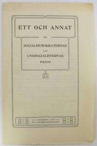 Ett och annat ur socialdemokraternas och…