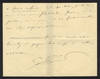 Autograph letter signed "C.Sns," quite possibly to his librettist