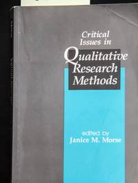 Critical Issues in Qualitative Research Methods
