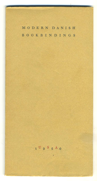 Modern Danish bookbindings. [=omslagstitel].