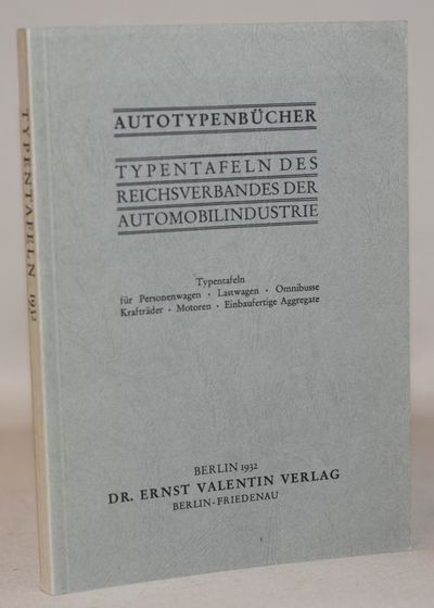 Typentafeln des Reichsverbandes der…