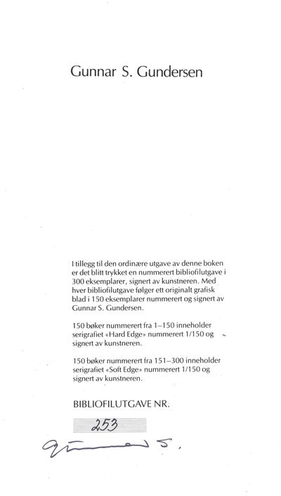 Gunnar S. Gundersen.