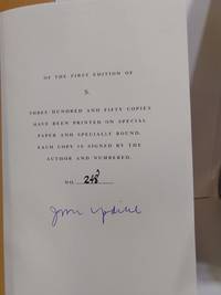 S. (SIGNED) by John Updike - 1988