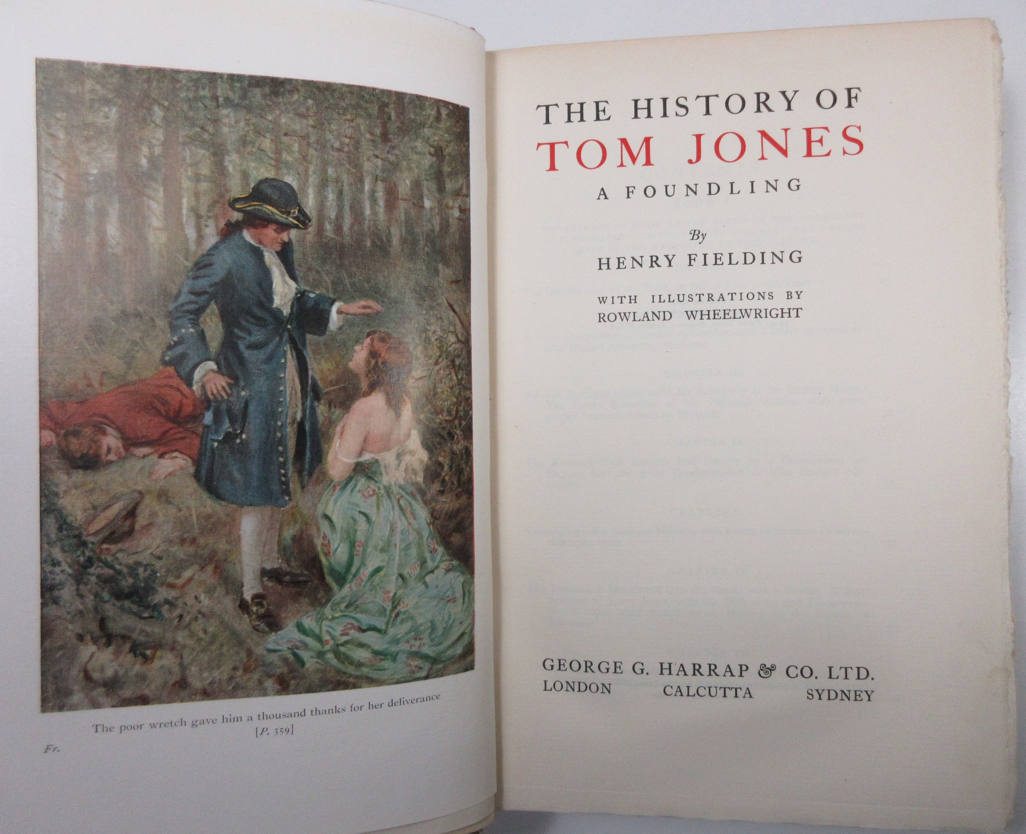 The History of Tom Jones by Henry FIELDING Hardcover Signed Limited Edition 1925 from