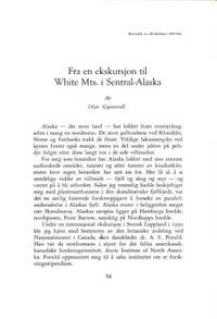 Fra en ekskursjon til White Mts. i Sentral-Alaska.