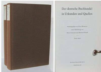 Der deutsche Buchhandel in Urkunden und Quellen.…
