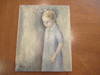Young Girl: Original Painting On Masonite