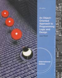 An Object-Oriented Approach to Programming Logic and Design