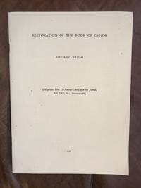 Restoration Of The Book of Cynog